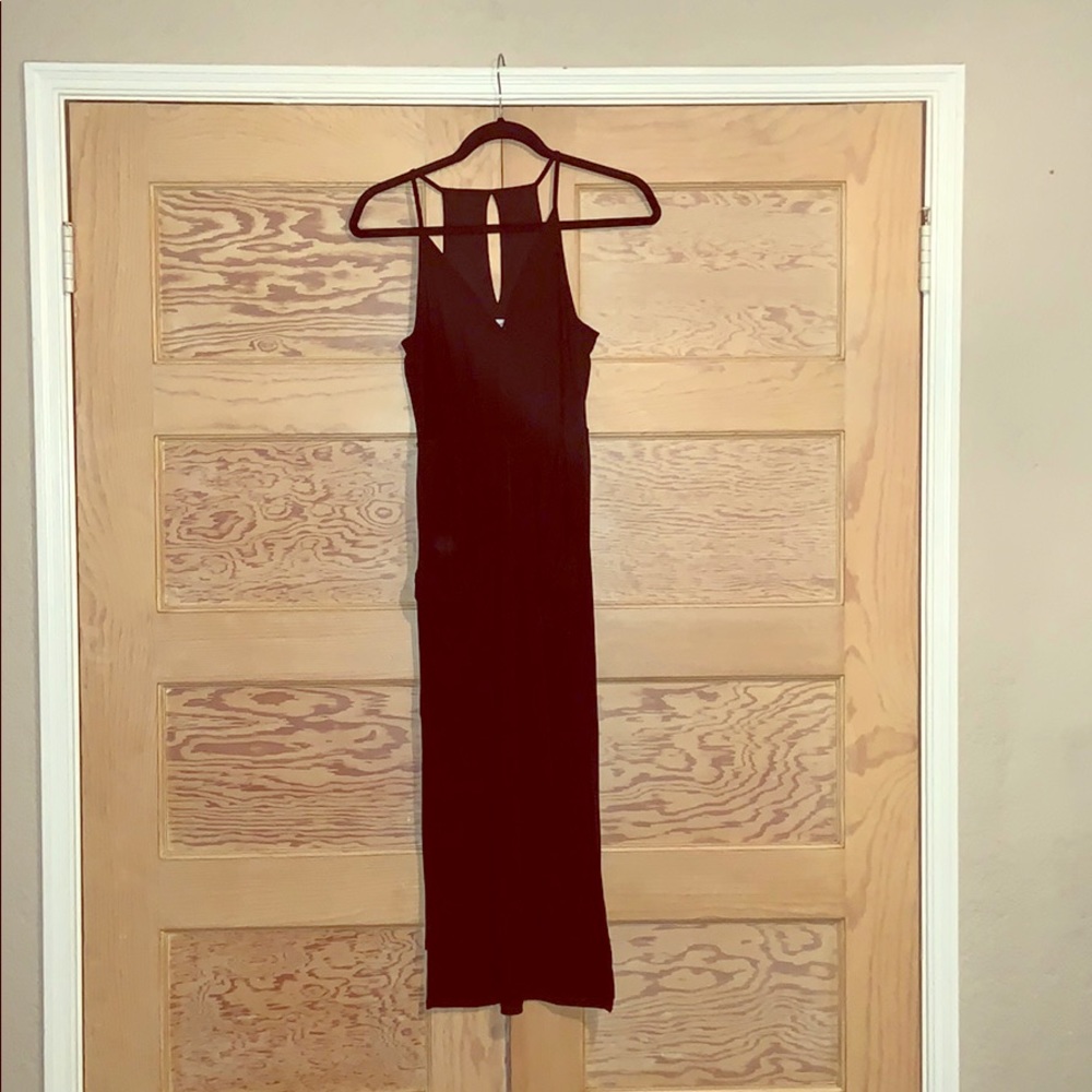 BCBGeneration Black surplus midi dress